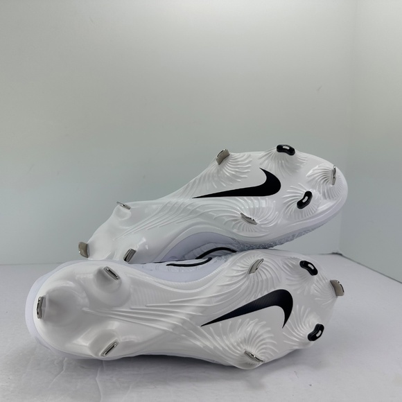 Nike Alpha Huarache NXT White Metal Baseball Cleats DJ6517-100 Mens Size 7 NEW - Picture 6 of 11